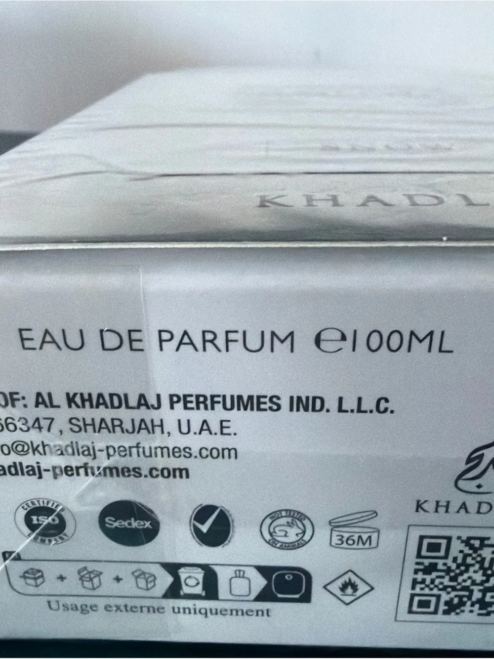 Special Edition Snow ⛄️ Khadlaj Shiyaaka White EDP 100 ml 3.4 Fl Oz new in box